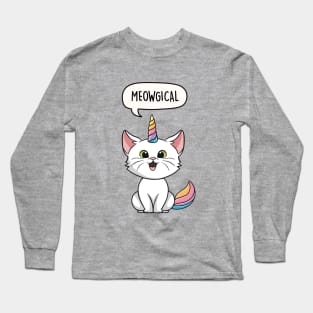 Meowgical Cat Long Sleeve T-Shirt